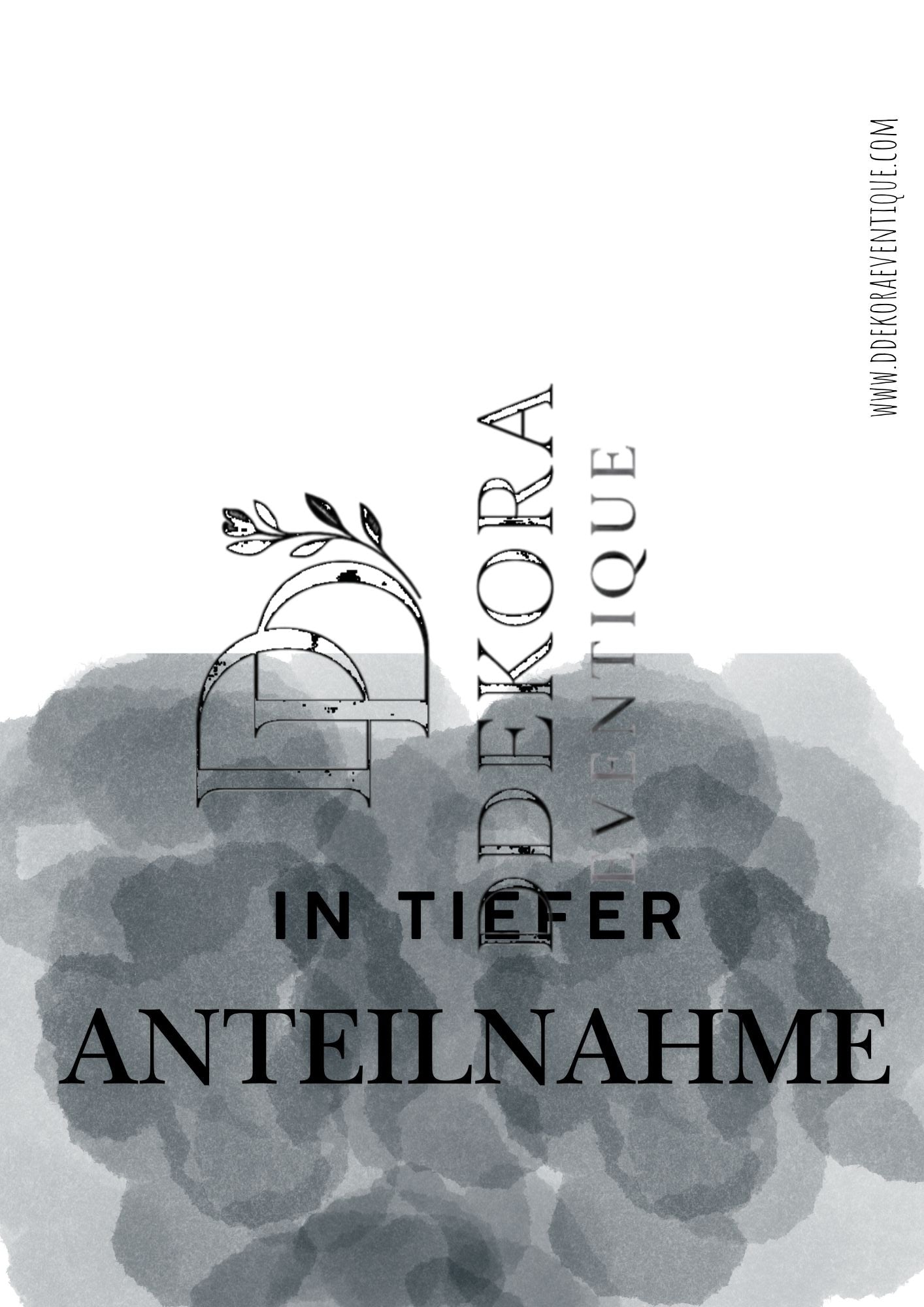 Wolken - DIN A5 Faltkarte quer