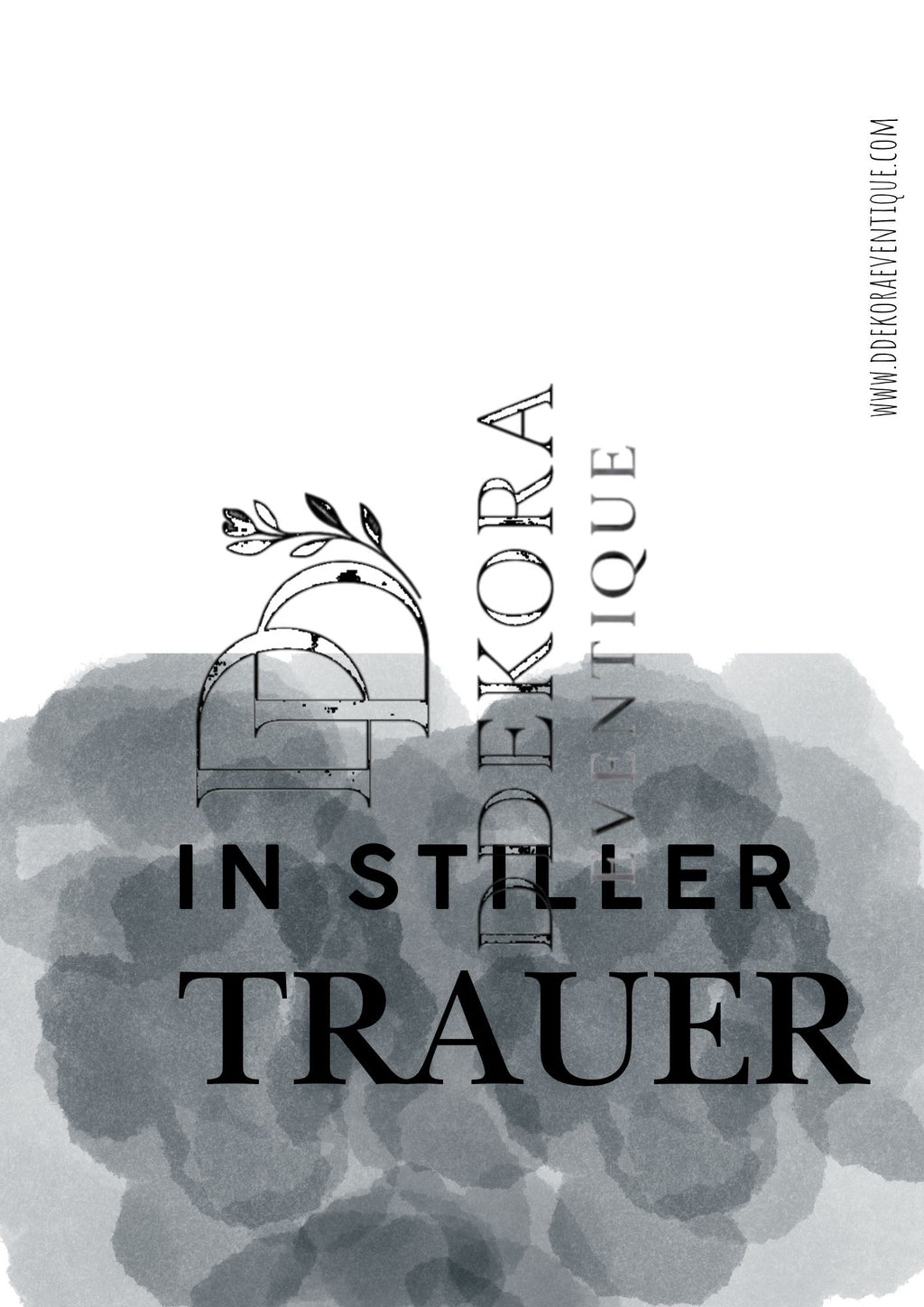 Wolken 3 - DIN A5 Faltkarte quer