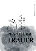Wolken 3 - DIN A5 Faltkarte quer
