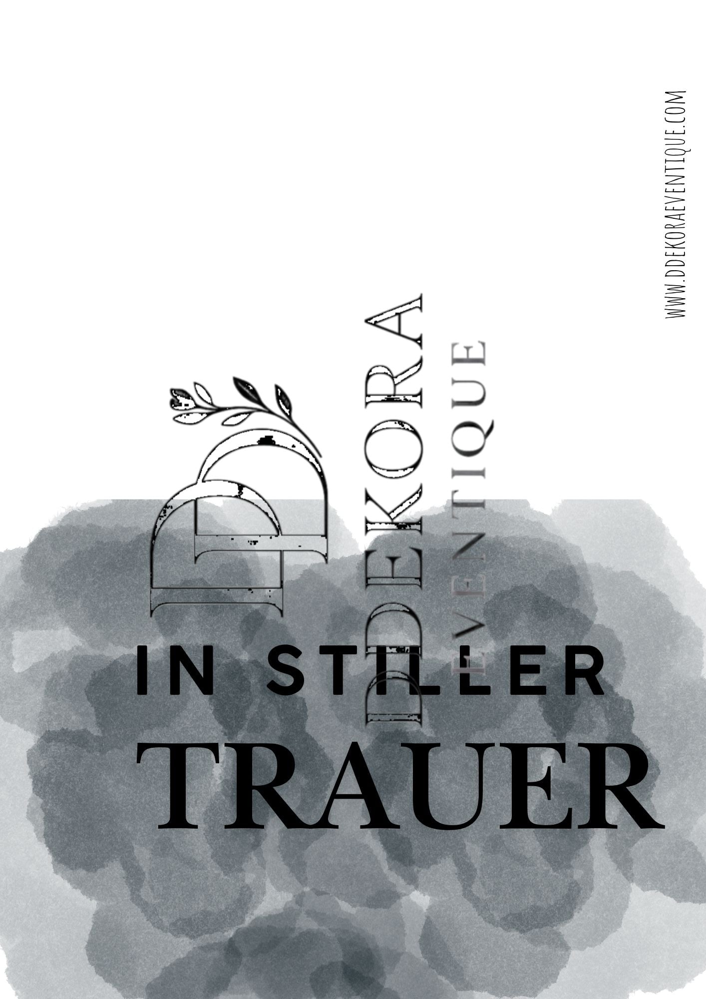 Wolken 3 - DIN A5 Faltkarte quer