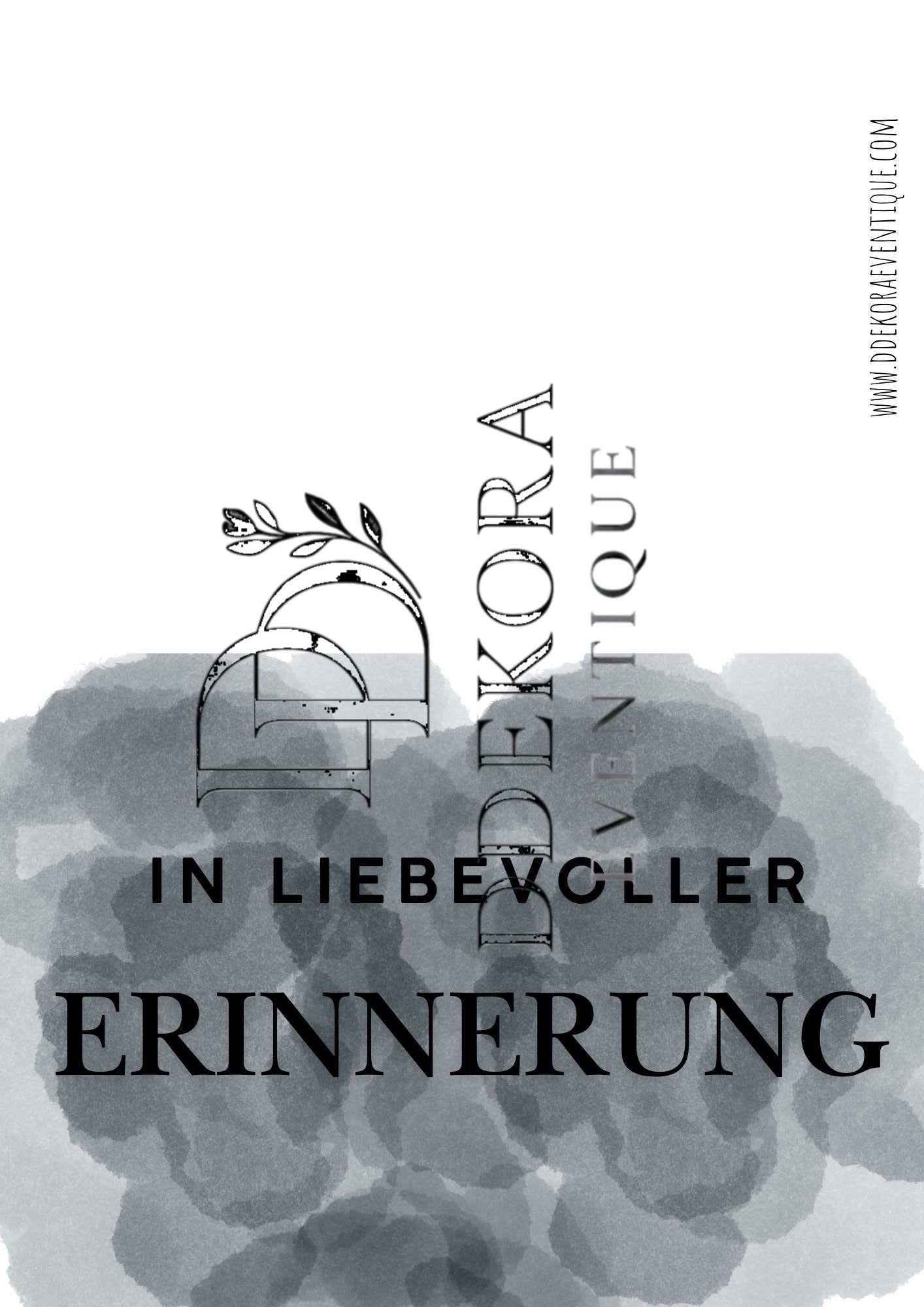 Wolken 4 - DIN A5 Faltkarte quer