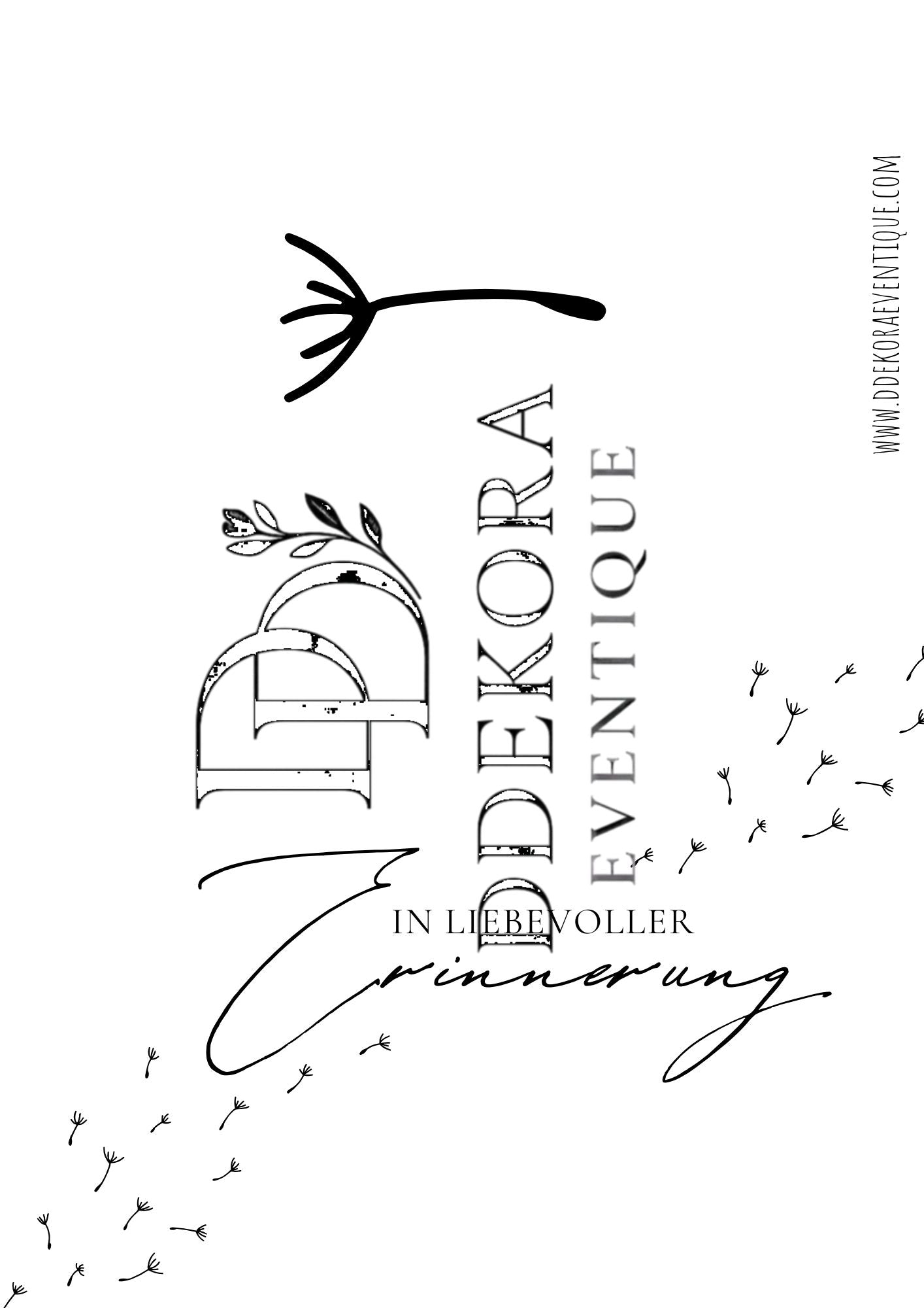 Pusteblume - DIN A5 Faltkarte quer