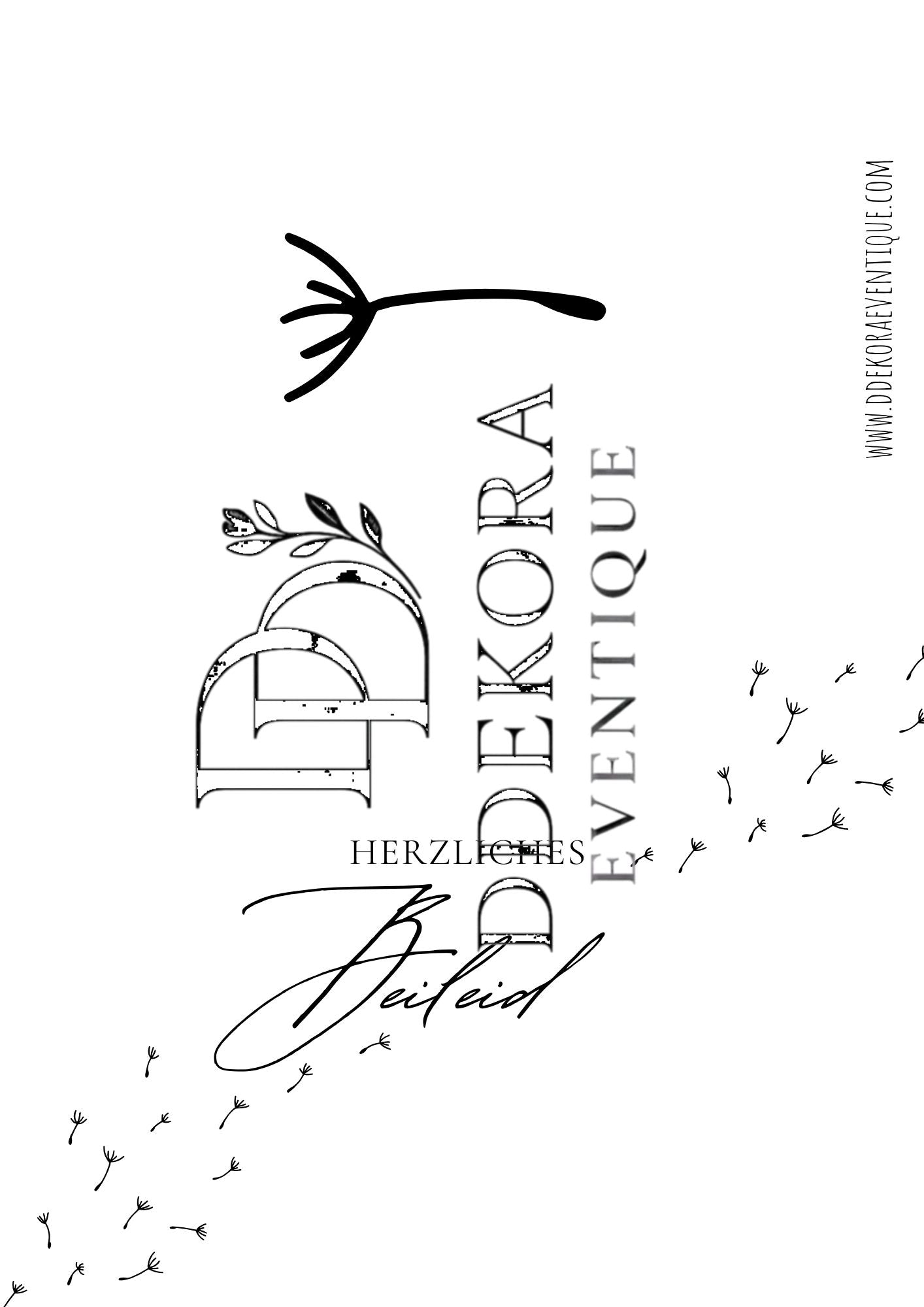 Pusteblume 2 - DIN A5 Faltkarte quer