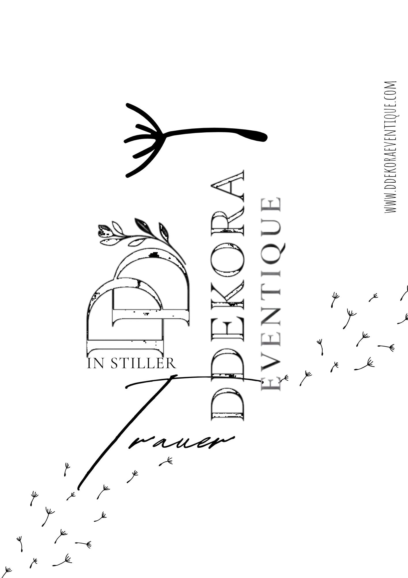 Pusteblume 3 - DIN A5 Faltkarte quer